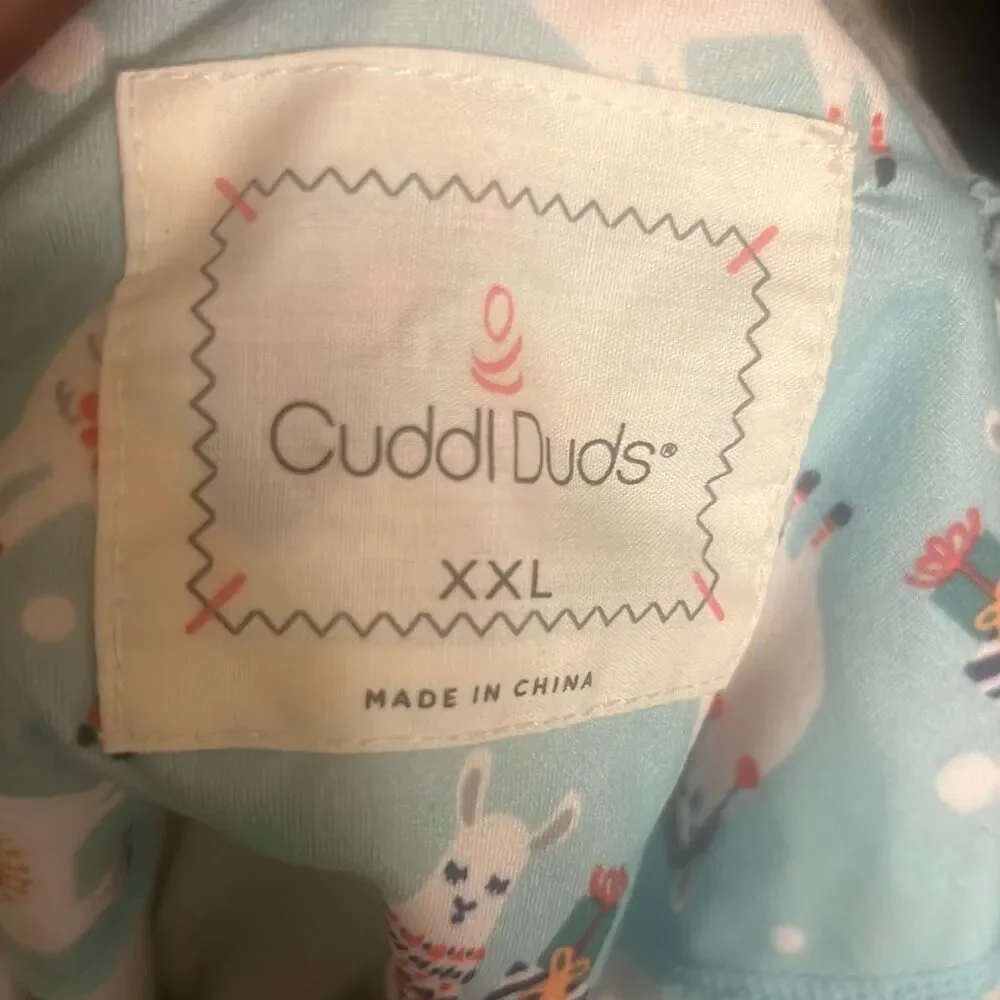 ✨CUDDL DUDS Womens Llamas Long Sleeve Cozy Jersey Sz 2X/XL Pajama Set✨ - Picture 10 of 13
